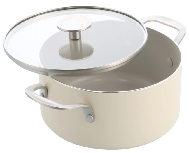 Каструля KitchenAid АС, 20 см 3.11 л кремовий (CC010376-001)